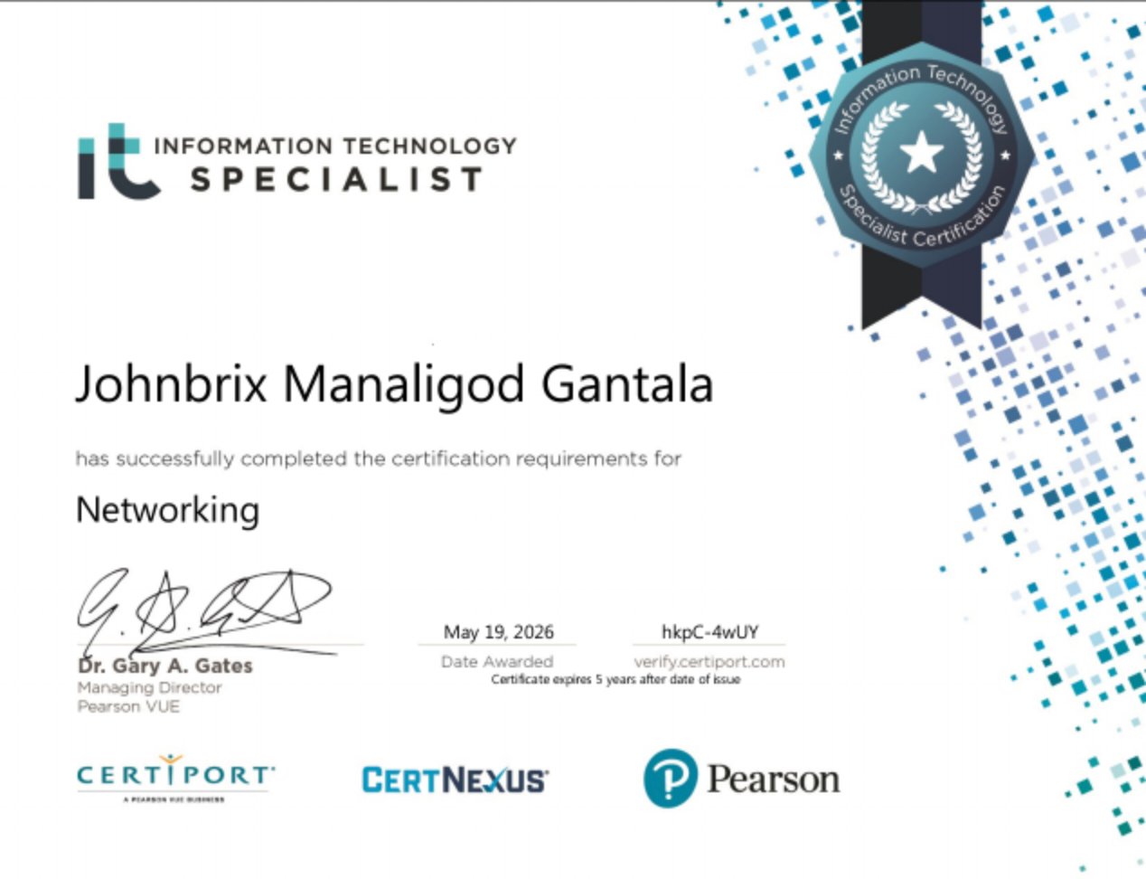 Networking Certificate